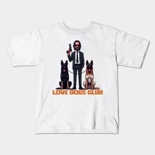 LOVE DOG (Gun) CLUB Kids T-Shirt